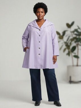 J. Jill Lavender Swing Jacket - Excellent Condition - Size 4X